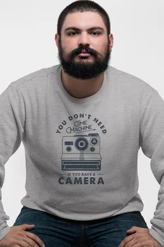 

Angemiel Wear Camera Gray Men 'S Sweatshirt