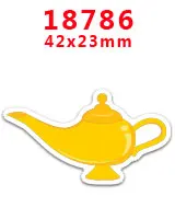 18786 30 шт плоское украшение из смолы принцесса Смола pr 17116 - Цвет: 18786