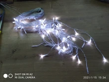Outdoor Decoration Garland-Light Icicle-String-Lights Led Curtain Droop Wedding-Party