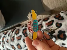 Car Keyring Pendant Key-Chain Friends-Keys-Holder Central Perk Coffee-Time Tv-Series