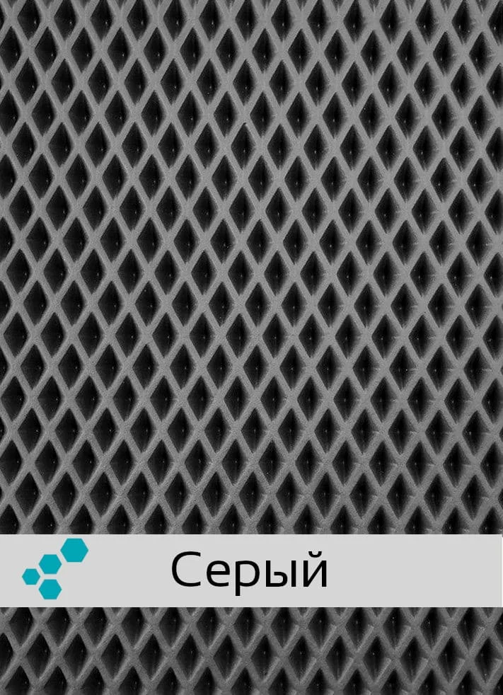 Автоковрики EVA на Мицубиси Аутлендер XL II 2005- 2012 комплект из 4х ковриков и перемычка / эва коврики на авто - Название цвета: Gray