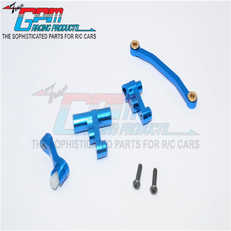 Gruppo Sterzo In Alluminio Gpm-1Set Per Aggiornamento Traxxas 1/18 Latrax Rally 4Wd