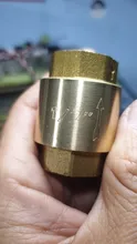 Vertical-Lift-Spring-Check-Valve One-Way-Non-Return-Valve Brass Water BSP for 3/4-Female-Thread