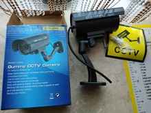 KERUI-cámara simulada de simulación para exteriores, minicámara de seguridad CCTV para vigilancia del hogar, luz LED para destellear, color negro