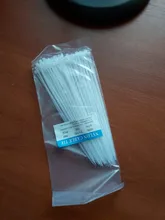 Fastening-Tie-Strap Cable-Hardware Wire-Zip-Ties Nylon-Cable Plastic Self-Locking White