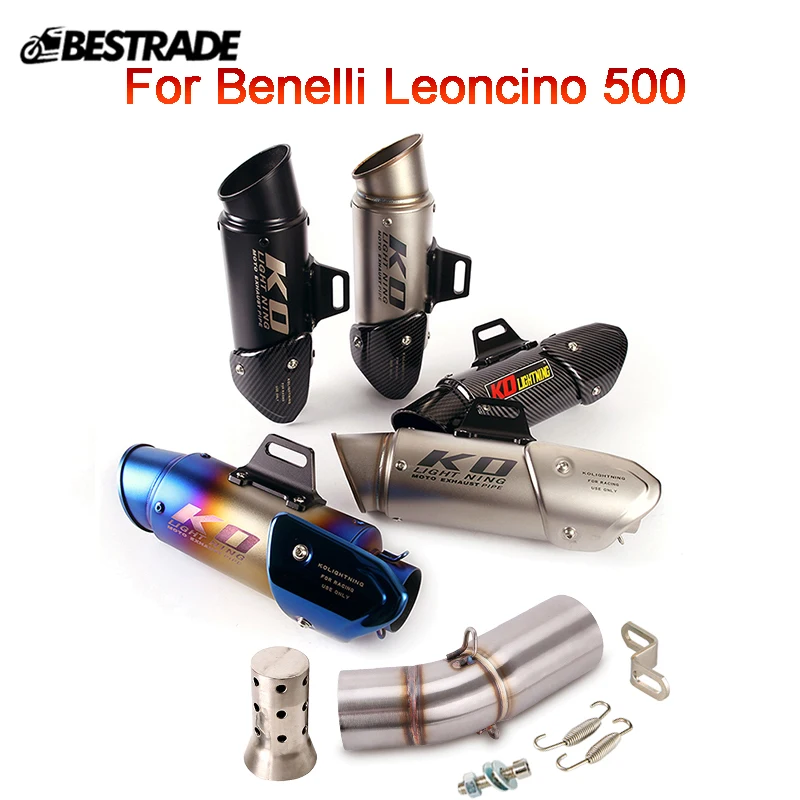 Выхлопной глушитель Benelli Leoncino 500 с модифицированной системой 51 мм | Автомобили и