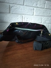 Waist-Bag Geometric-Belt-Bag Fanny-Pack Phone-Pouch Glitter Holographic Geestock Waterproof