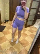 Ropa de gimnasio sin costuras parra Fitness, Leggings de cintura alta, trajes deportivos, ropa deportiva