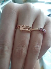Anillos ajustables de amor para mamá, joyería de acero inoxidable con corazón de Color plateado para mujer, dedo, regalo de cumpleaños para el día de la madre