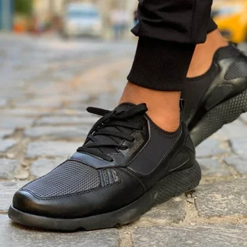 

Chekich Male Shoes Sneakers Faux Leather Casual Everyday Light Breathable 2020 Trend Autumn Spring 40-44 Size Men Shoes Men Sneakers