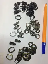 20 piezas 14x10mm estilo barroco colgante Pinch Bail broches collar ganchos Clips conector DIY accesorios de joyería accesorios 6 colores