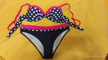Conjunto de Bikini con Push-Up para mujer, Bañador con estampado Sexy, ropa de baño femenina, traje de baño brasileño, ropa de playa 2021