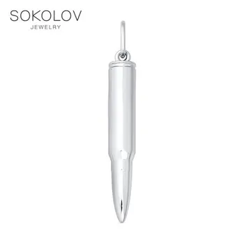 

Pendant "Chuck" SOKOLOV Silver fashion jewelry silver 925 women's male, pendants for neck women