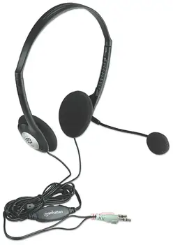 

Stereo headphones with microphone and Volume control