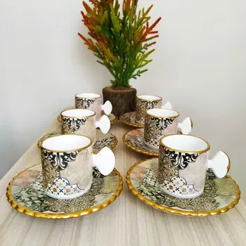 

Züleyha Ceramic Coffee Set For Six