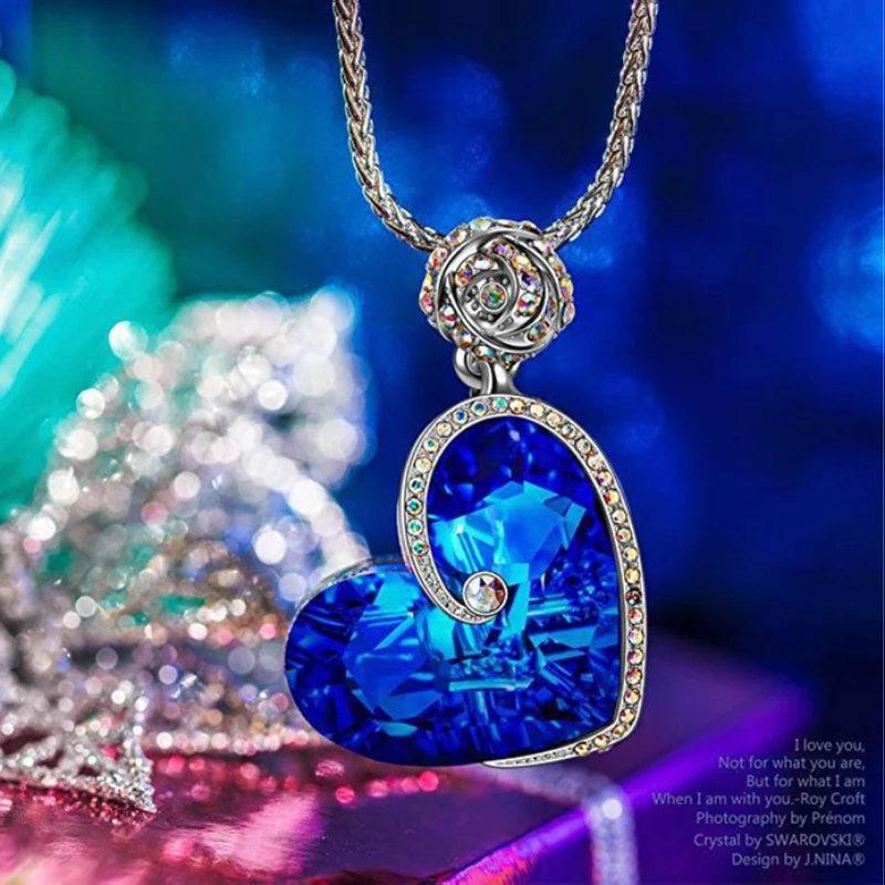 Pernille Corydon - Ocean Heart necklace, silver - Jewelry Online