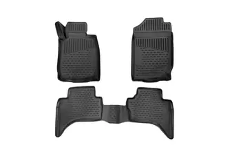 

Floor mats for Mitsubishi L200/Triton MT & AT 2016- DC right hand drive interior protection dirt guard car styling