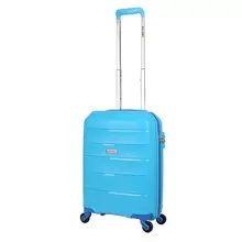 Чемодан пластиковый на четырех колесах BAUDET, для ручной клади,(размер S), 36,7 л