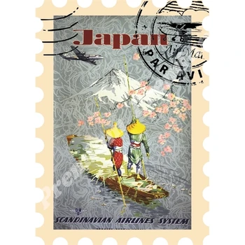 

Japan souvenir magnet vintage poster