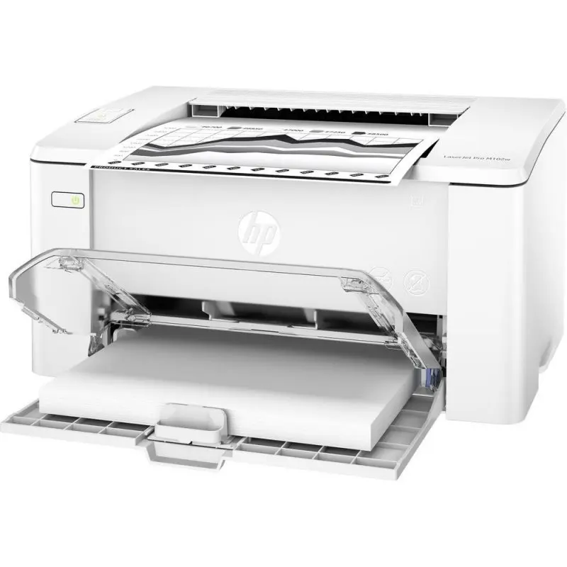 Монохромный лазерный принтер hp Laserjet Pro M102W wifi 128 MB белый