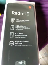 Versión Global Xiaomi Redmi 9 Smartphone 4GB RAM 64GB ROM Helio G80 13MP + 8MP Cámara 6,53 FHD + 5020mAh batería de la batería