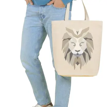 

Angemiel Bag Large Lion Icon Shopping Beach Tote Bag