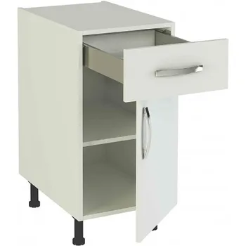 

Kitchen furniture Low 40 with 1 drawer and 1 door in various colors