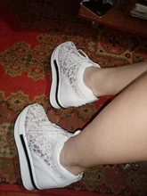 Zapatillas de deporte con encaje transpirable y plataforma para mujer, zapatos deportivos, informales, cómodos y transpirables para verano, novedad de 2020, gran oferta