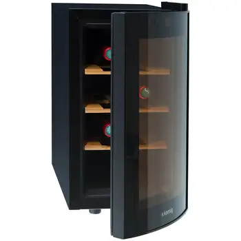 

Wine cooler AGE8WV capacity 8 bottles Class B color NeroH.KOENIG110.51