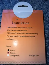 Pegamento caliente para extensiones de cabello, herramienta de estilismo de salón, fusión de queratina, pegamento prepegado, 0,9x300cm, nuevo