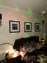 Light DJ Dj-Lamp Stage-Projector Led Laser Rgb Disco Wedding Birthday-Party Blue Rechargeable