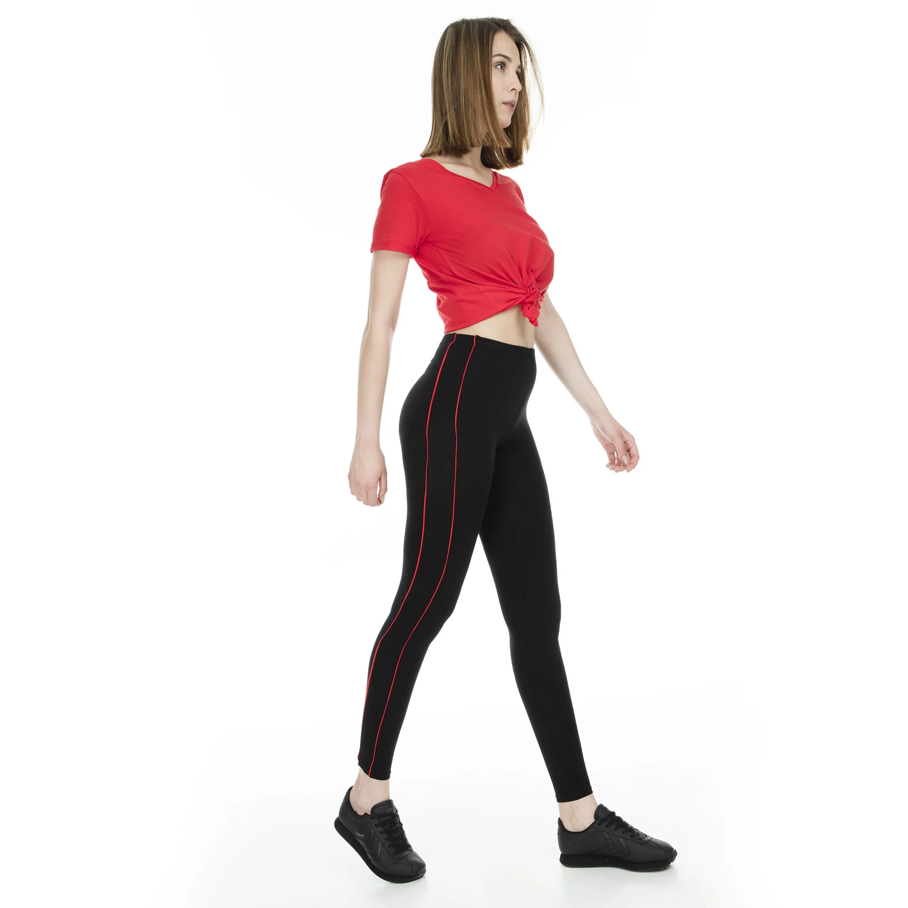 Black Red Only Onllive леггинсы женские леггинсы 15180493 - Color: Black Red