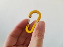 Booms Fishing CC1-ganchos de mosquetón pequeños de acero, accesorios de pesca multiherramienta para acampar al aire libre, 6 uds.