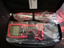 Habotest HT206D AC DC 600V 600A Ohm, Hz temperatura medidor de pinza Digital multímetro pinza amperimetrica