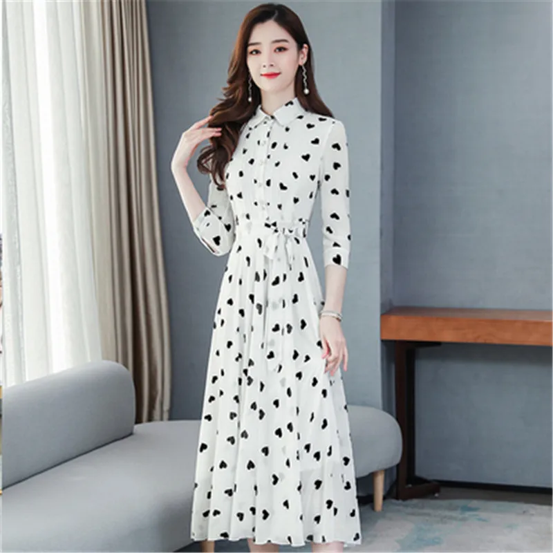2020 Korean summer new stand-up collar seven-point