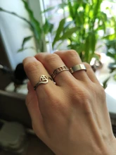 Anillos de acero inoxidable para mujer y hombre, joyería de boda, color negro, ancho de 6mm