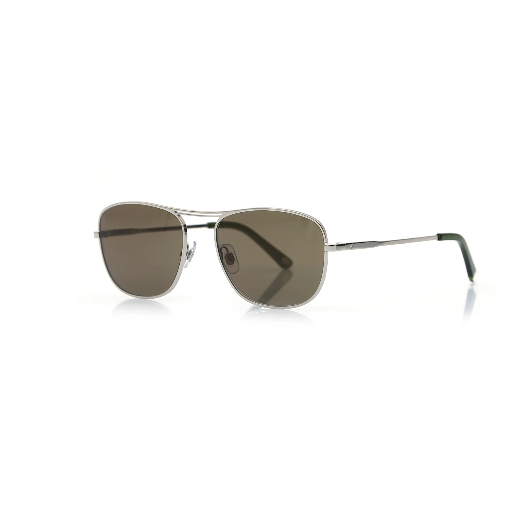 

Men's sunglasses w 0199 16q metal silver organic rectangle rectangular 55-18-145 web