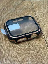 Protector de pantalla completa para Apple watch, carcasa dura mate para 38/40/42/44mm, película de vidrio templado, Iwatch 6/SE/5/360, 4/3