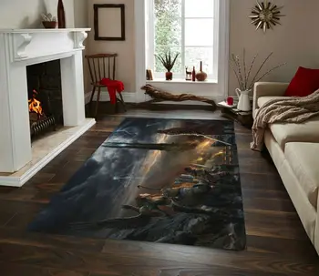 

The Lord of the Rings 4 Patterned Carpet ,Non Slip Floor Carpet,Teen's Carpet,Turkish Rug