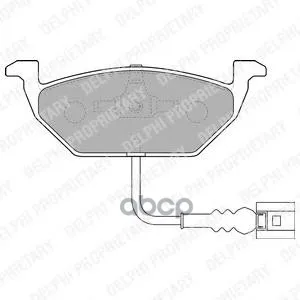 Колодки Тормозные Audi A3 03/Vw G4/G5/Skoda Octavia 1.4/1.6/1.9d Передние Delphi Lp1514 Delphi арт. LP1514