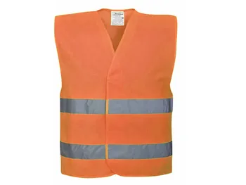 

Signal vest orange with light reflective elements, size XXL