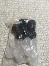 Tapa de protección de plástico negro para efecto de guitarra eléctrica perilla de Pedal, 10 Uds.