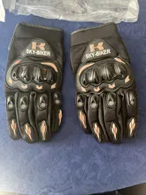 Motocicleta antideslizante de Shell duro del dedo completa guantes protector para motocicleta Palma antideslizante transpirable carreras guante de Motocross de verano