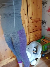 Yuerlian-conjunto deportivo para mujer, Top corto, mallas, entrenamiento en gimnasio, Yoga, fitness, 3/4