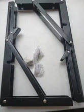 Soporte de ángulo de plegado triangular negro de 8-20 pulgadas, montaje en pared ajustable, estante de rodamiento duradero, Banco de Mesa para el hogar, bricolaje, 2 uds.