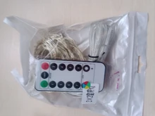 LED String Lights Christmas Decoration Remote Control USB Wedding Garland Curtain 3M