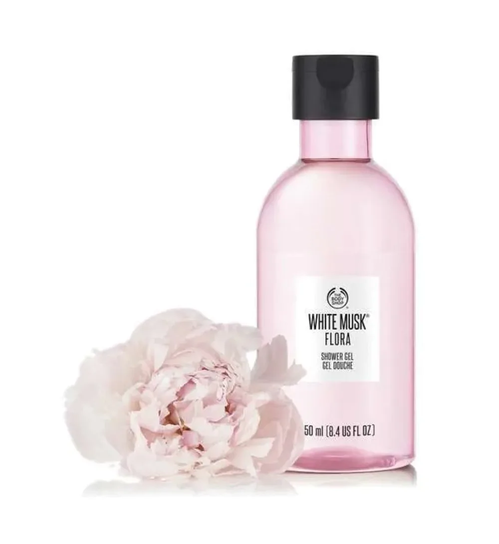 The Body Shop белый мускус Флора гель для душа крем для мытья тела 250 мл увлажняющий питательный сухой кожи свежий запах мыло Ванна