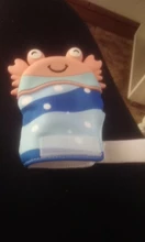 Mitones de silicona para dentición de bebé, guante mordedor de sonido para recién nacido, mordedor de lactancia masticable, juguete Natural para dejar de chupar el pulgar