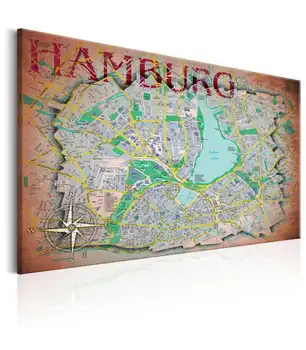 

Table-Map of Hamburg