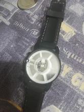 LinTimes-Reloj de pulsera deportivo para hombre y mujer, cronógrafo de cuarzo, con esfera redonda grande, a la moda para actividades al aire libre, Unisex